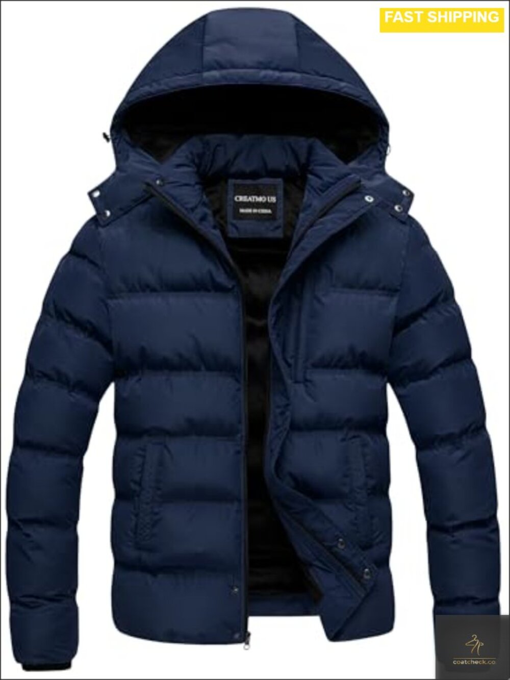 Men's Waterproof Puffer Jacket Warm Thicken Ski Coat Winter Parka